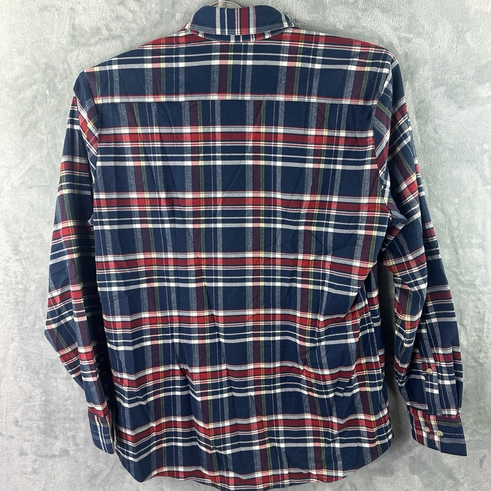 Mizzen+Main Plaid Button Down Shirt Mens XL Trim Fit Performance Stretch - Picture 2 of 6